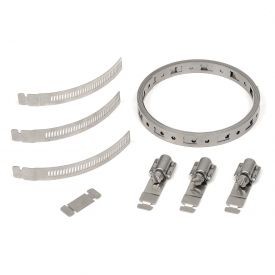 Breeze Make-A-Clamp Kit 4002 3, Incl. 50 ft 301 SS 1/2" band, 10 adj. fasteners, 5 band splices