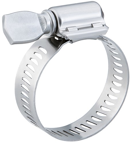 1/2 Bandwidth SAE Size 40 Breeze Power-Seal Stainless Steel Hose Clamp Pack of 10 Worm-Drive 2-1/16 to 3 Diameter Range